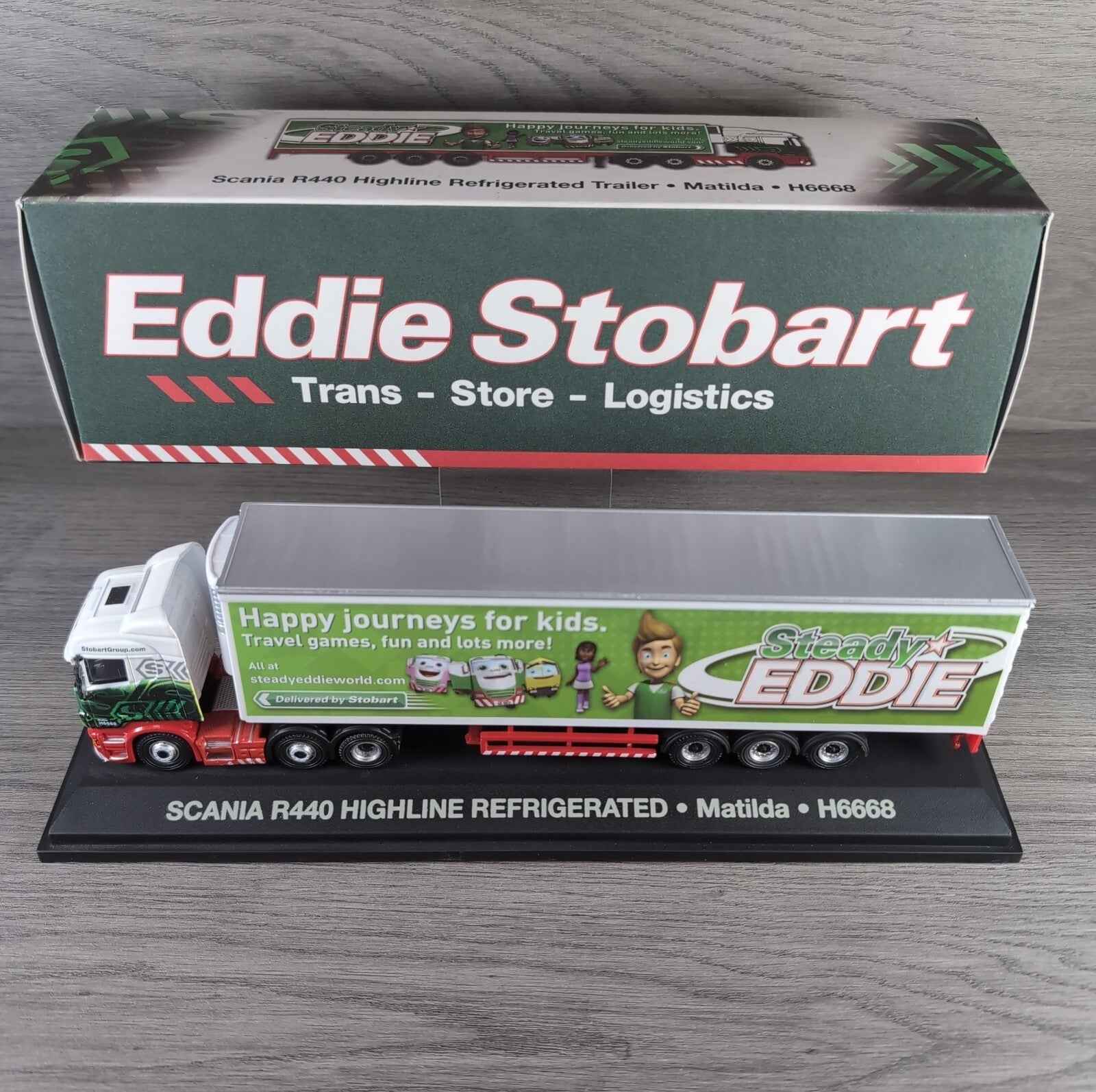 Atlas Editions Eddie Stobart Scania R440 Highline Refrigerated Matilda H6668