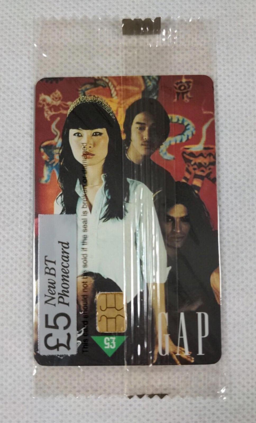 BT Phone Card GAP Store £5 Unused Vintage Chip Phonecard Unopened Sealed - Retrorama UK