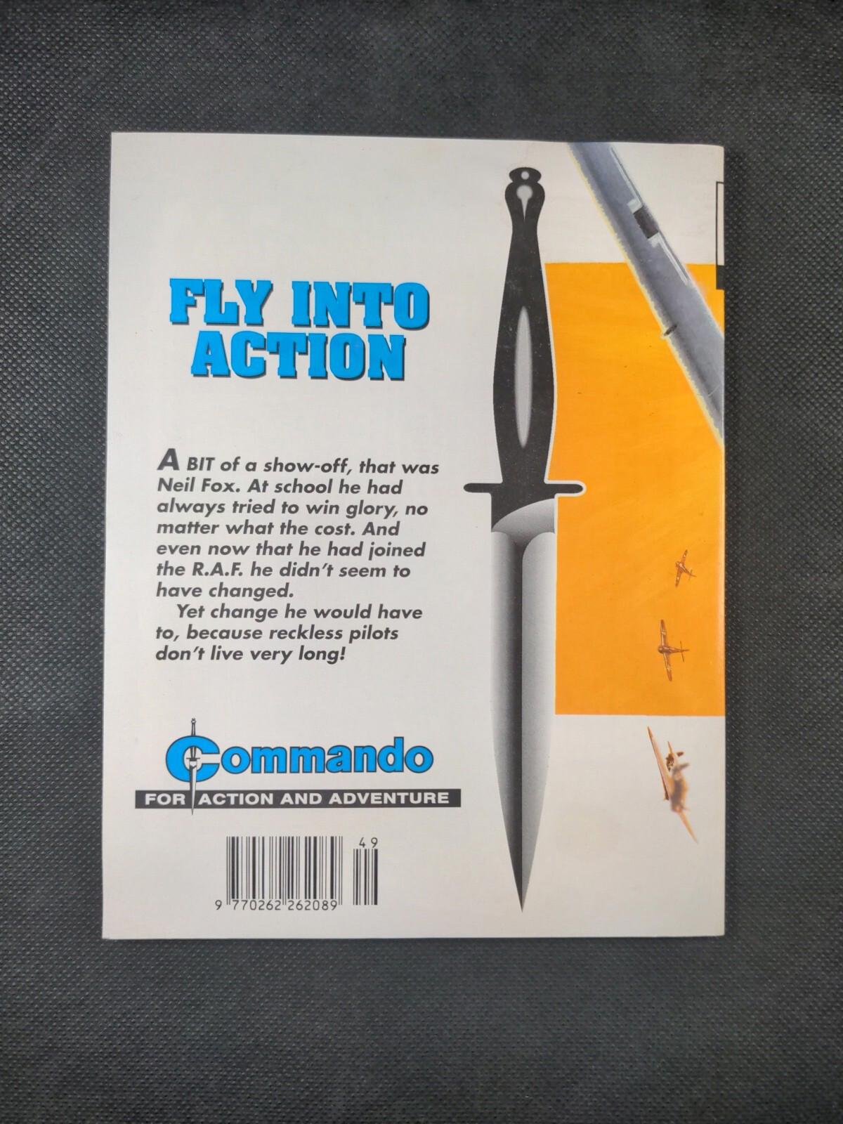Commando Comic Issue Number 3347 Fly Into Action - Vintage Comic