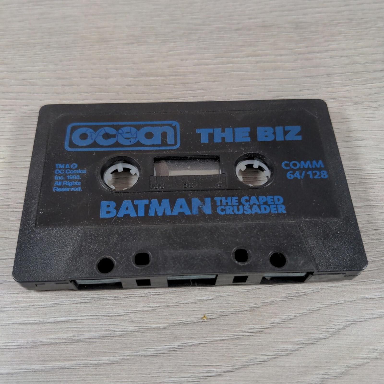 Batman The Caped Crusader Commodore 64 C64 Game Cassette Only Tested & Working