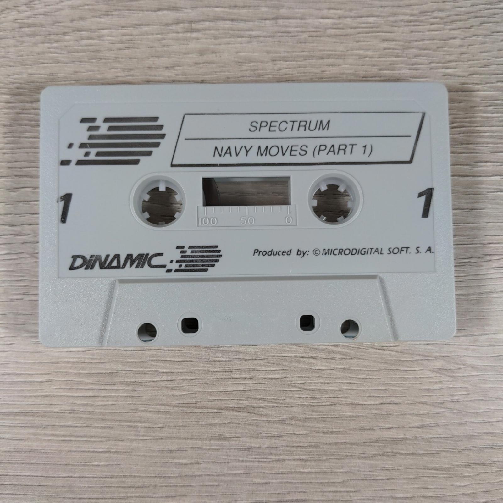 Navy Moves ZX Spectrum 48K 128K Video Game Cassette