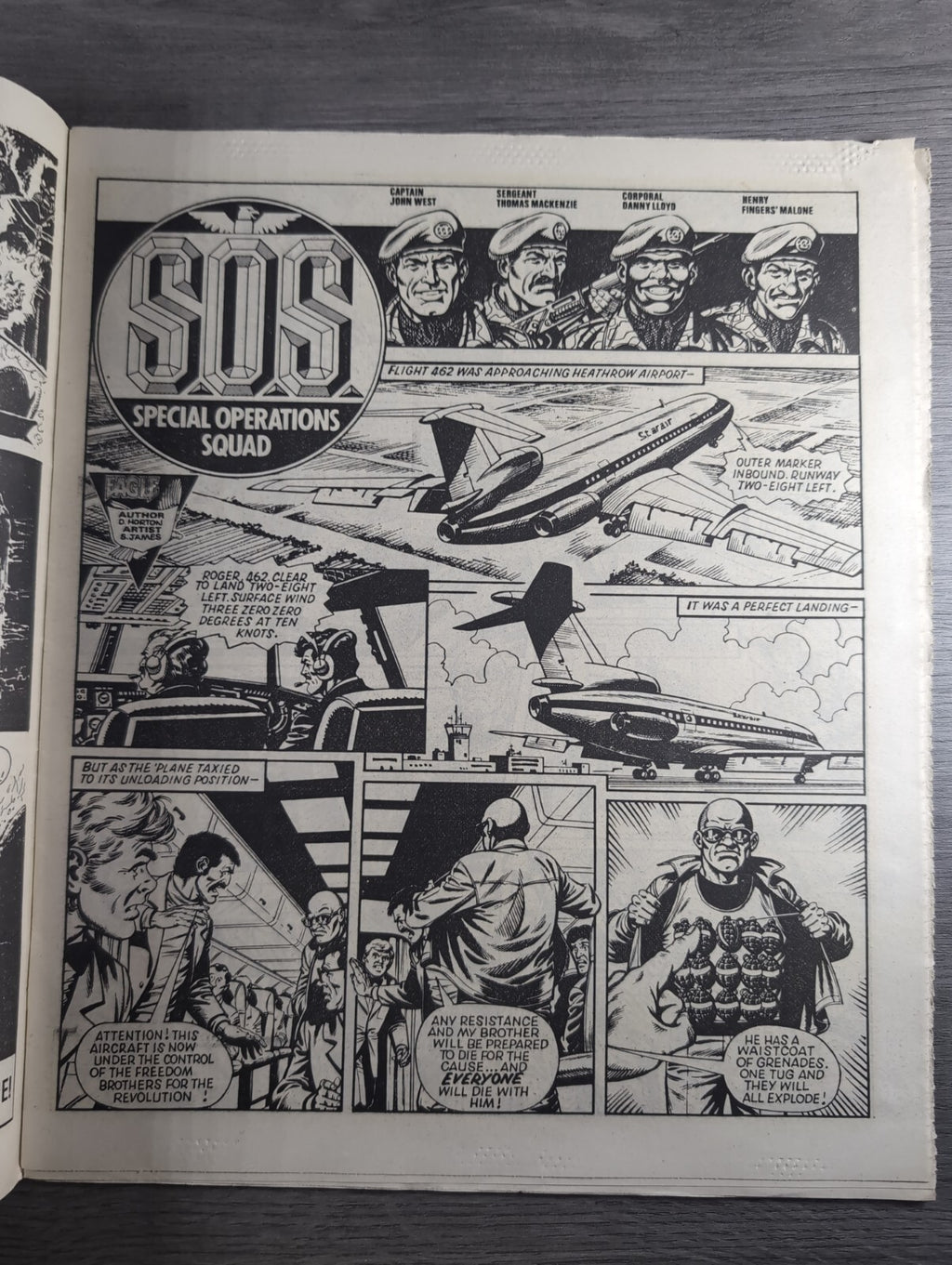 Eagle Comic Issue No. 205 22nd Feb 1988 Vintage Retro UK Comic