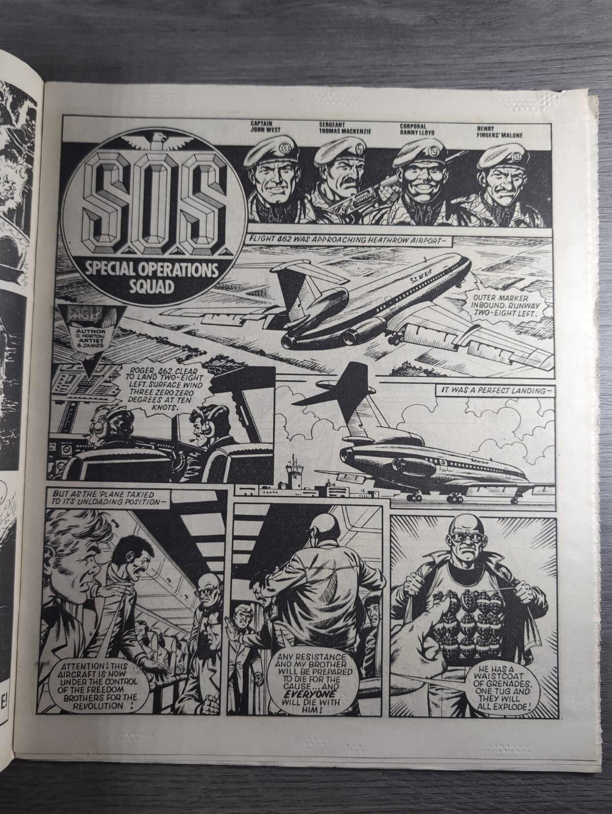 Eagle Comic Issue No. 205 22nd Feb 1988 Vintage Retro UK Comic