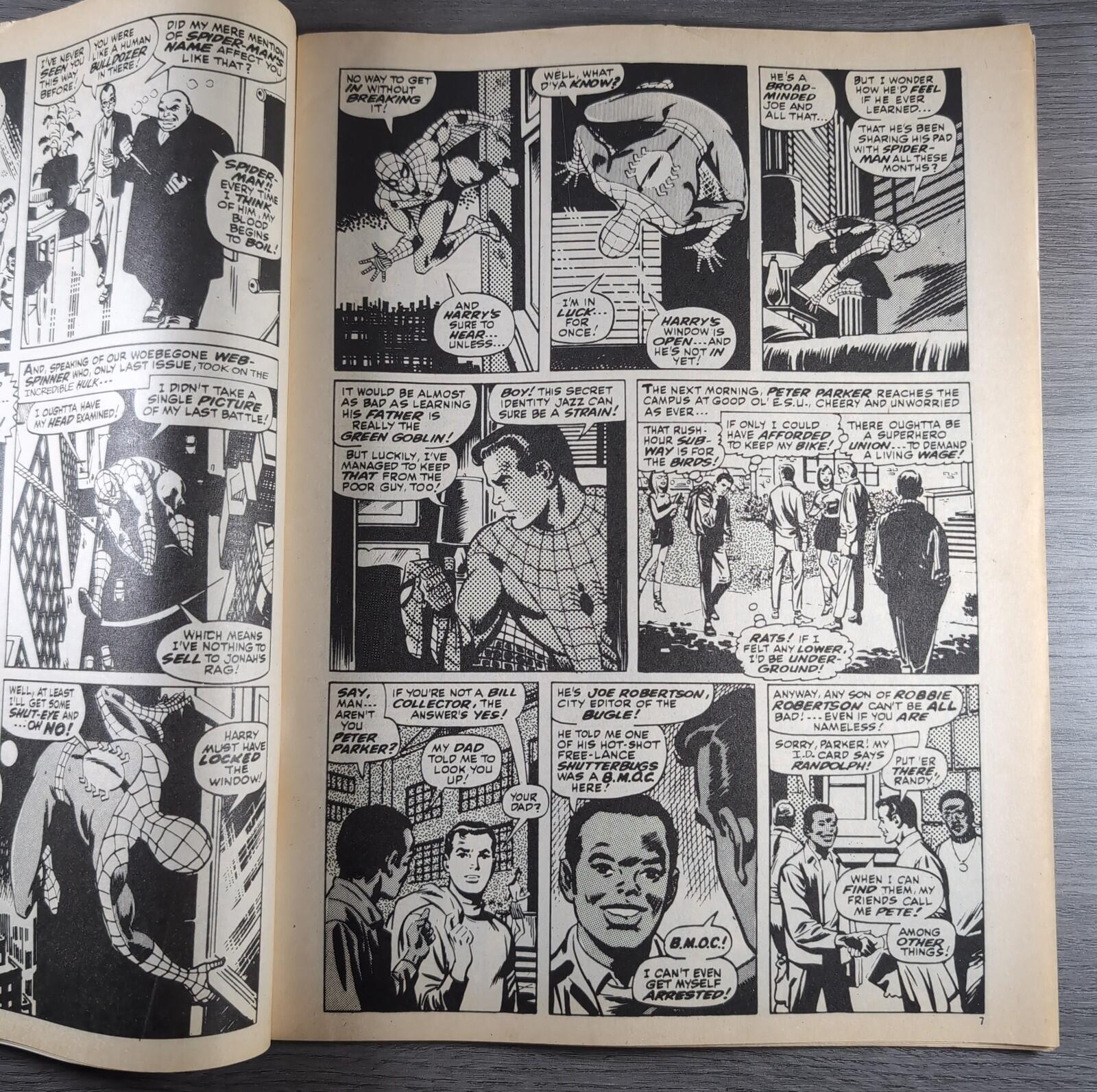 Spider-Man Comics Weekly No 77 Marvel Comics UK 3rd August 1974 Vintage Comic