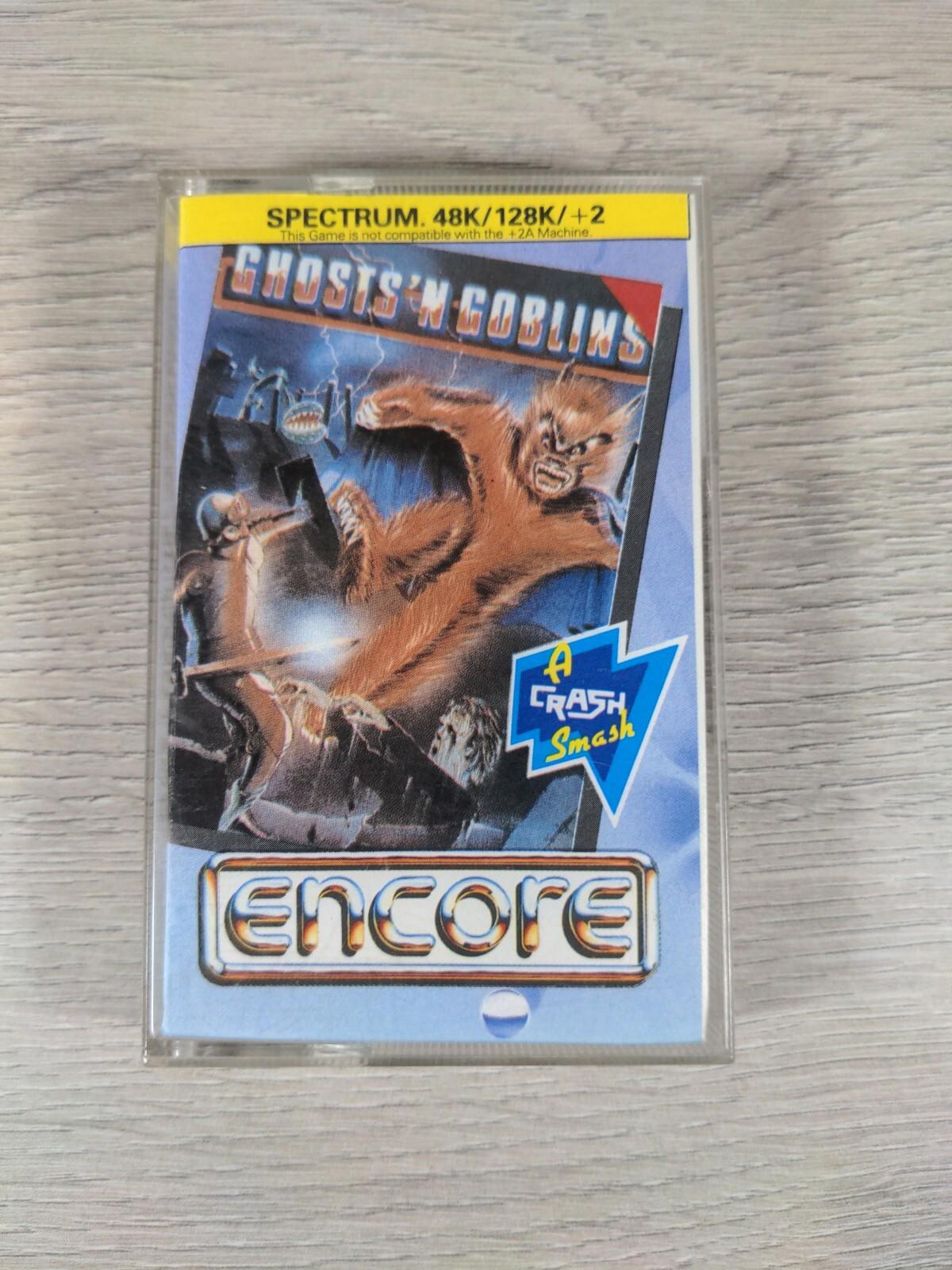 Ghosts N Goblins ZX Spectrum 48K 128K Game Cassette Tested & Working