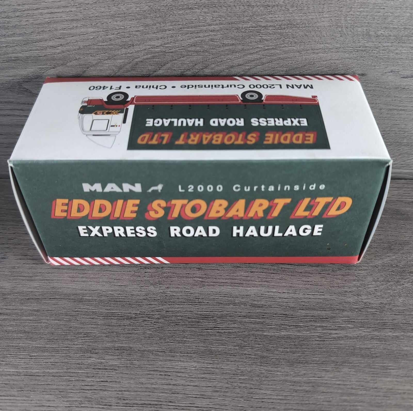 Atlas Editions Eddie Stobart Man L2000 Box Van Valarie Ann F1459 Die-Cast Model