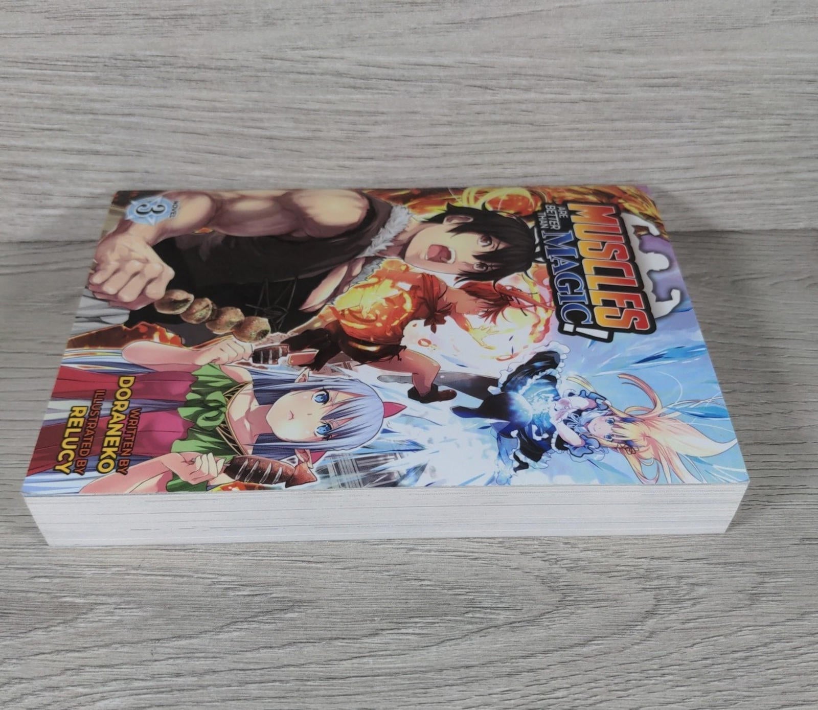 Muscles are Better Than Magic! Vol. 3 by Doraneko Novel Paperback Book 2021
