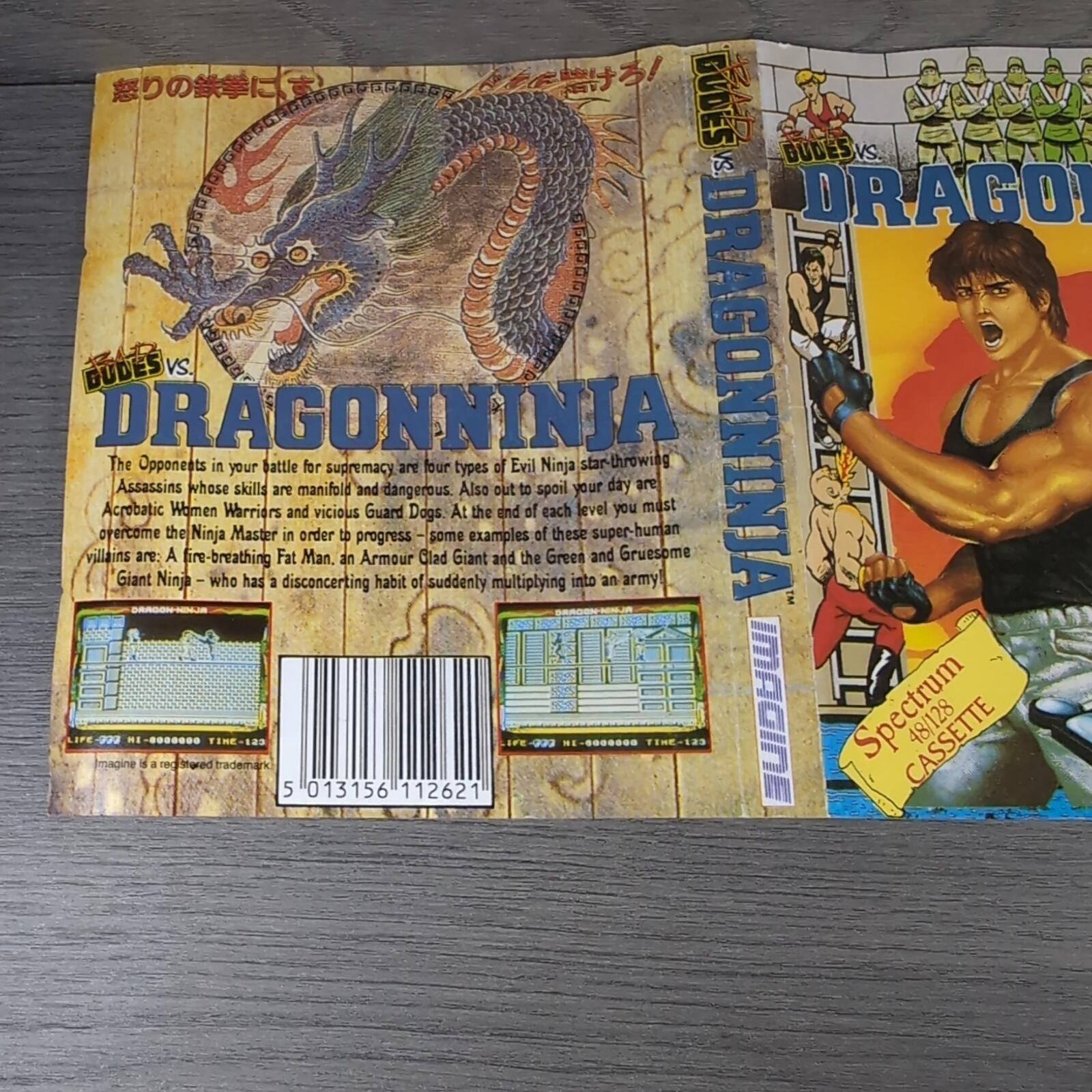 Dragon Ninja  ZX Spectrum 48/128K Game Cassette Tested & Working