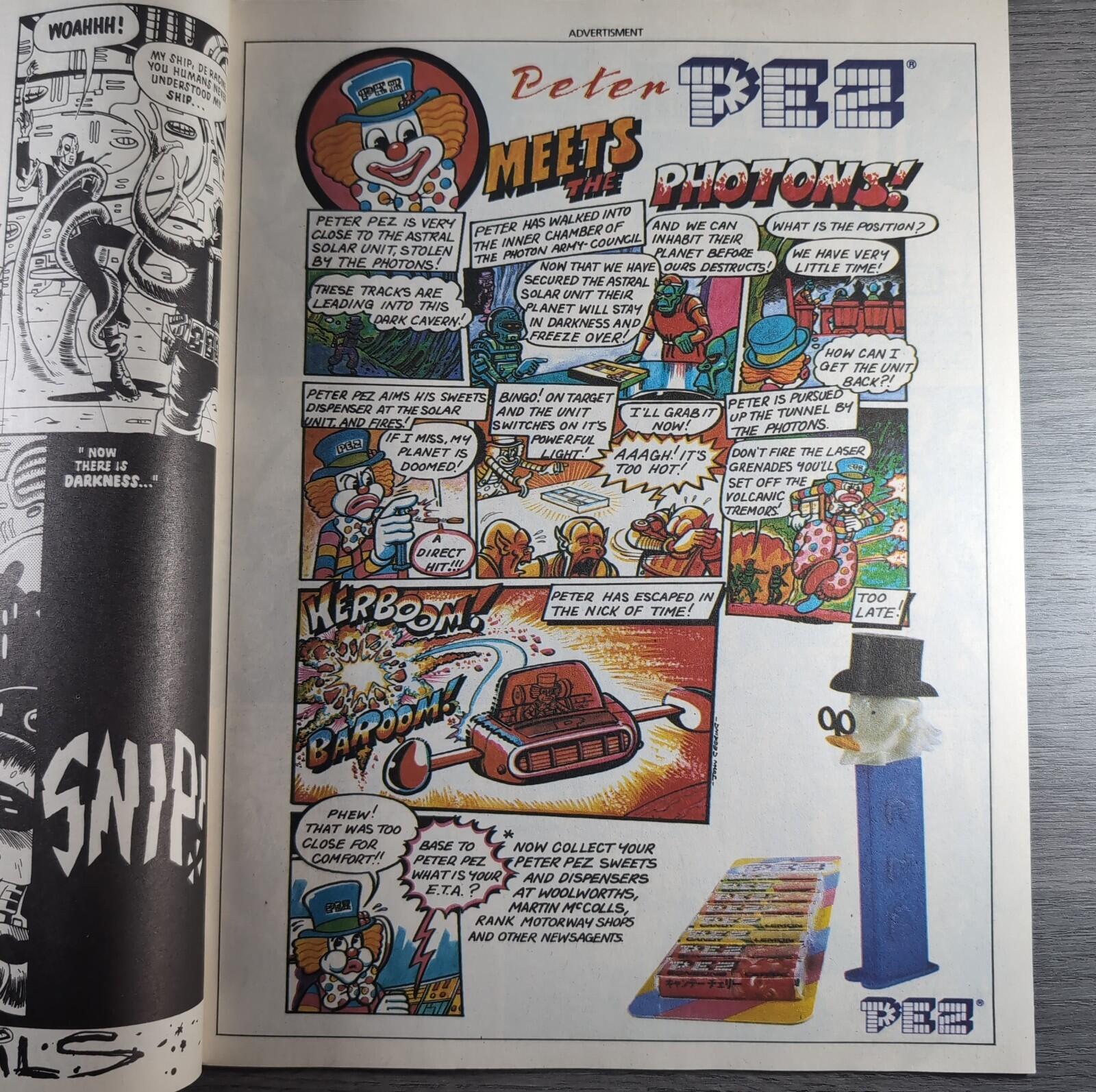 2000AD Prog 582 Featuring Judge Dredd 9th July 1988 Vintage Comic