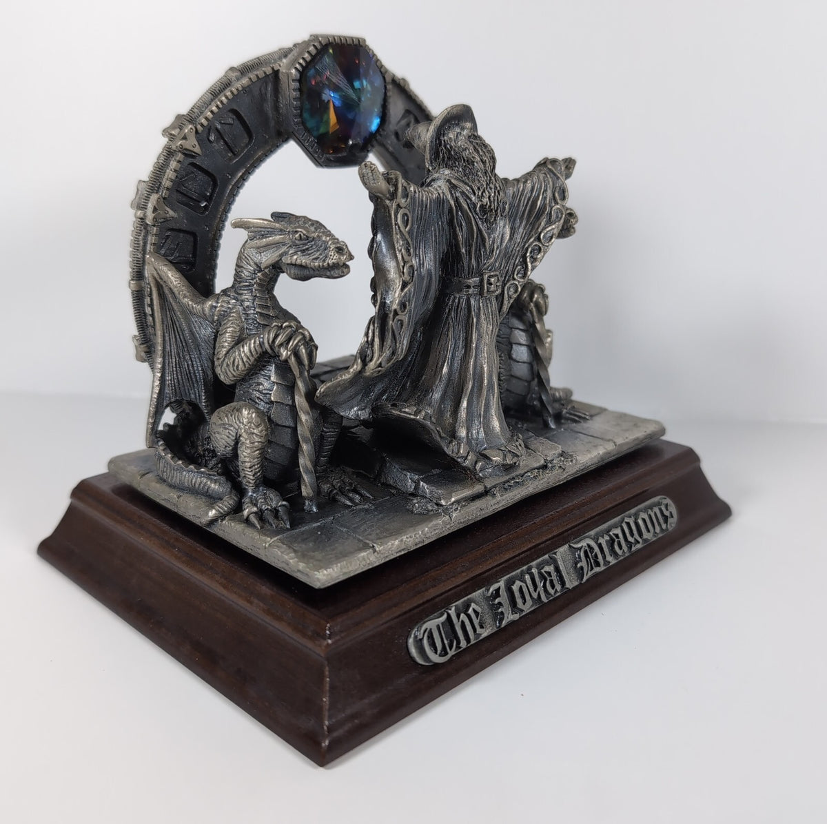 Myth & Magic The Loyal Dragons LP01 The Tudor Mint Pewter Metal Figure
