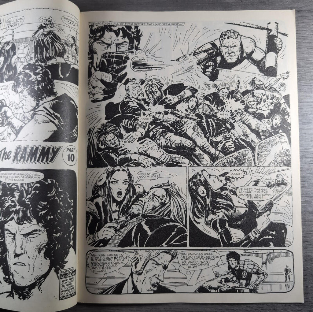 2000AD Prog 553 Featuring Judge Dredd 19th December 1987 Vintage Comic