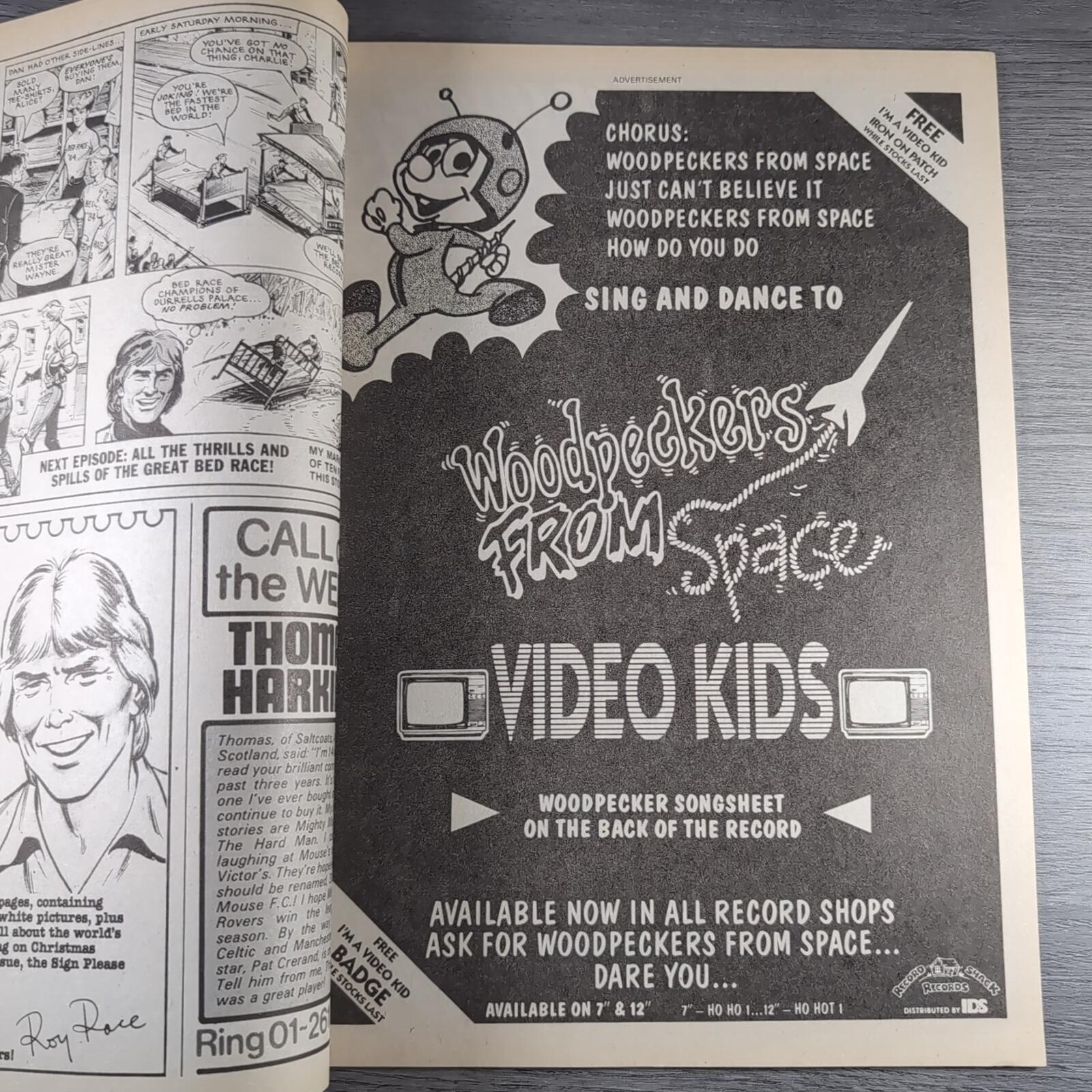 Roy of The Rovers 1st December 1984 Vintage Comic IPC Magazines