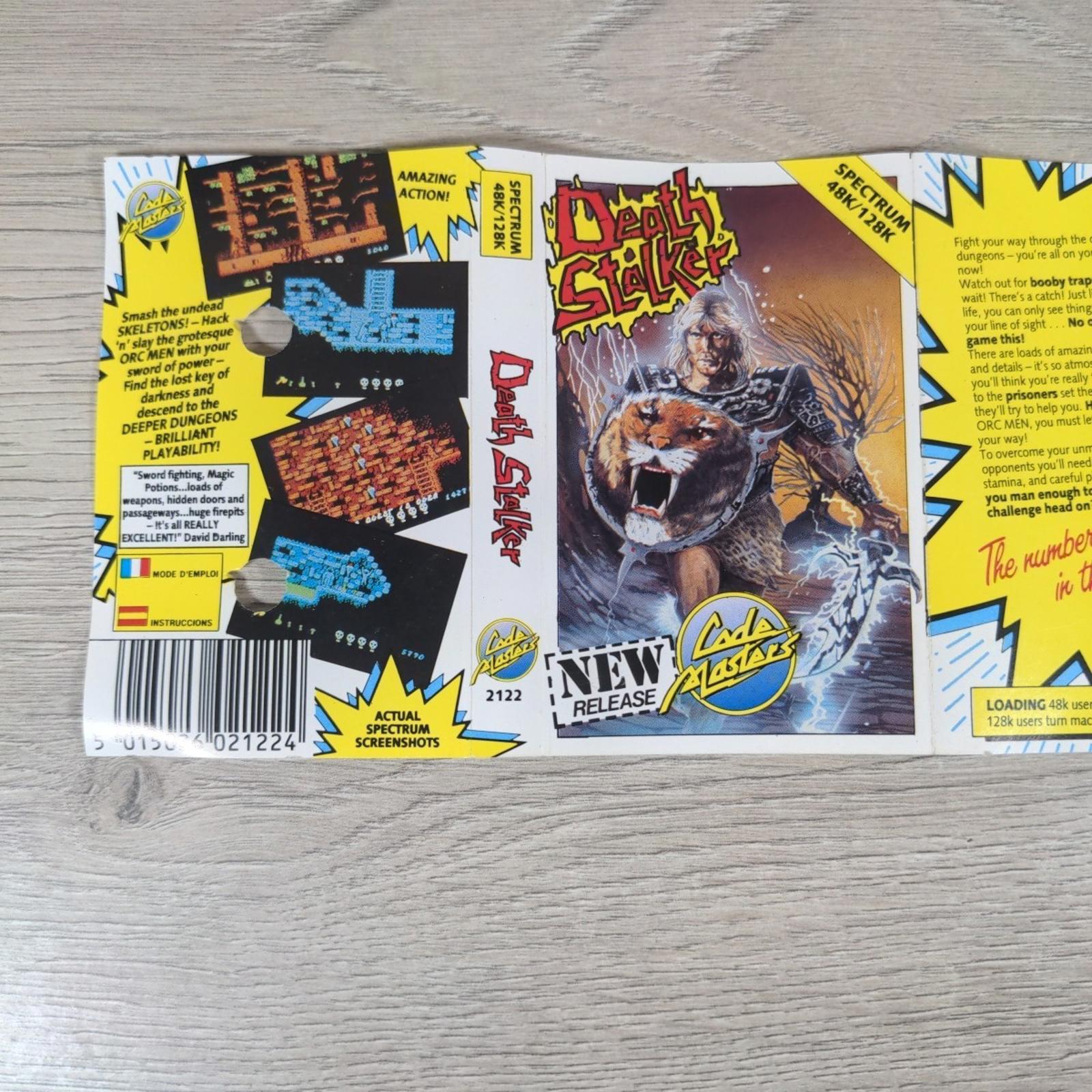 Death Stalker ZX Spectrum 48/128K Game Cassette Code Masters Tested & Working