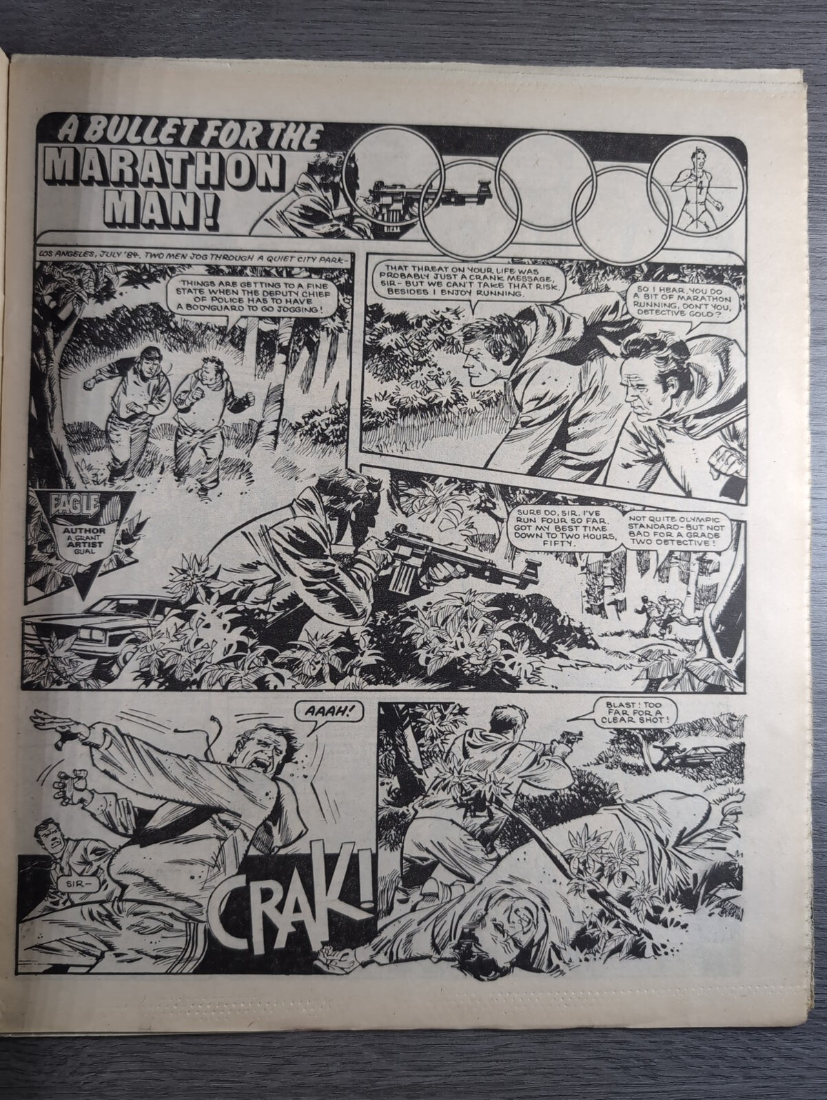 Eagle Comic Issue 26th July 1984  Vintage Retro UK Comic