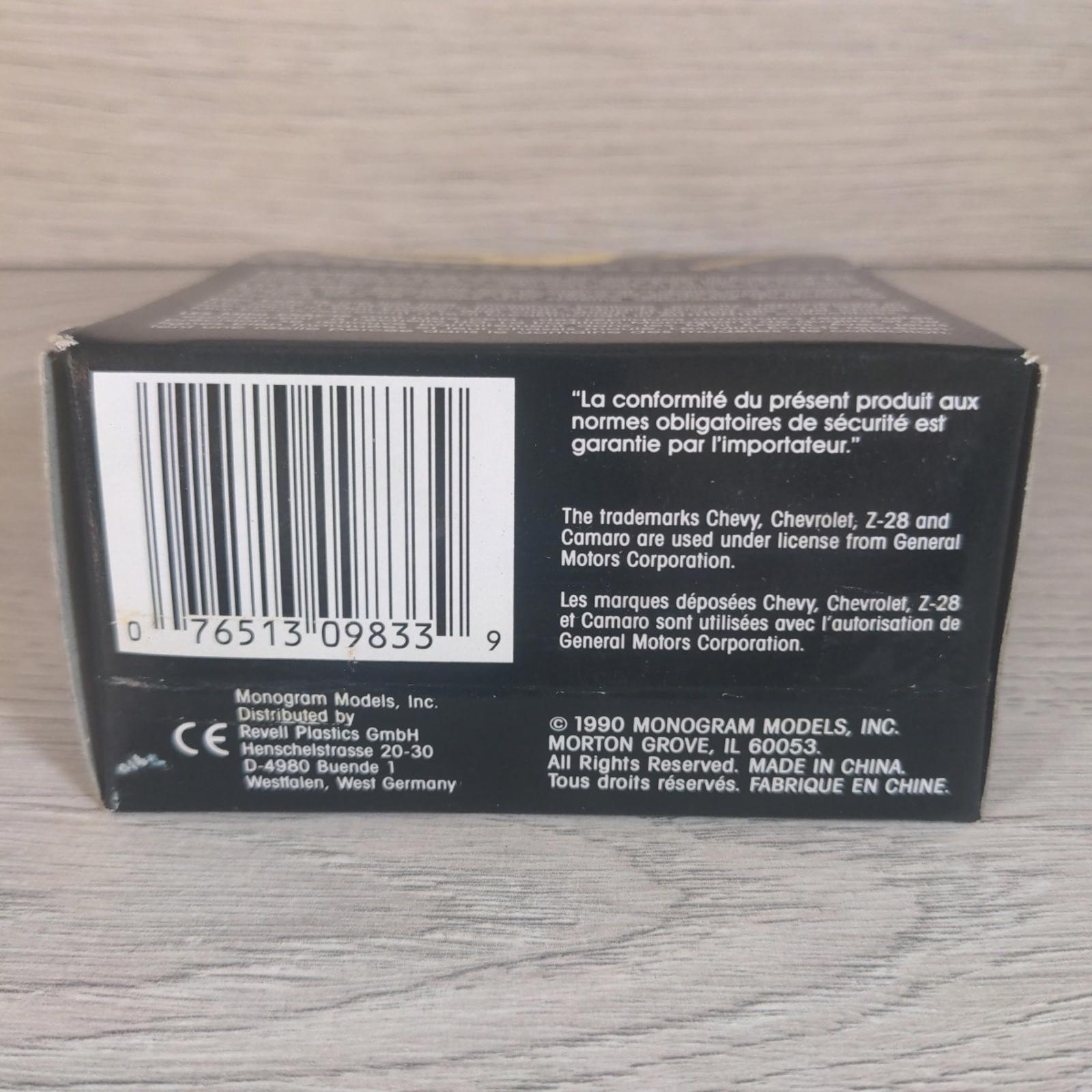 Monogram Mini Exacts Z-28 Camaro No 2052 Diecast Model Car 1:87 H.O Scale