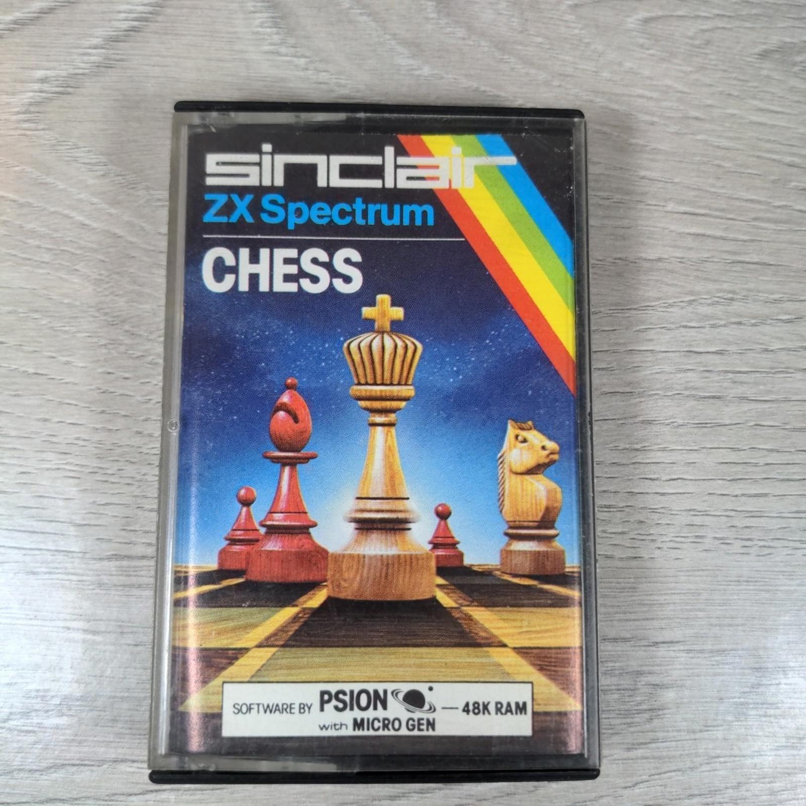 Chess ZX Spectrum 48K Game Cassette Psion Tested & Working