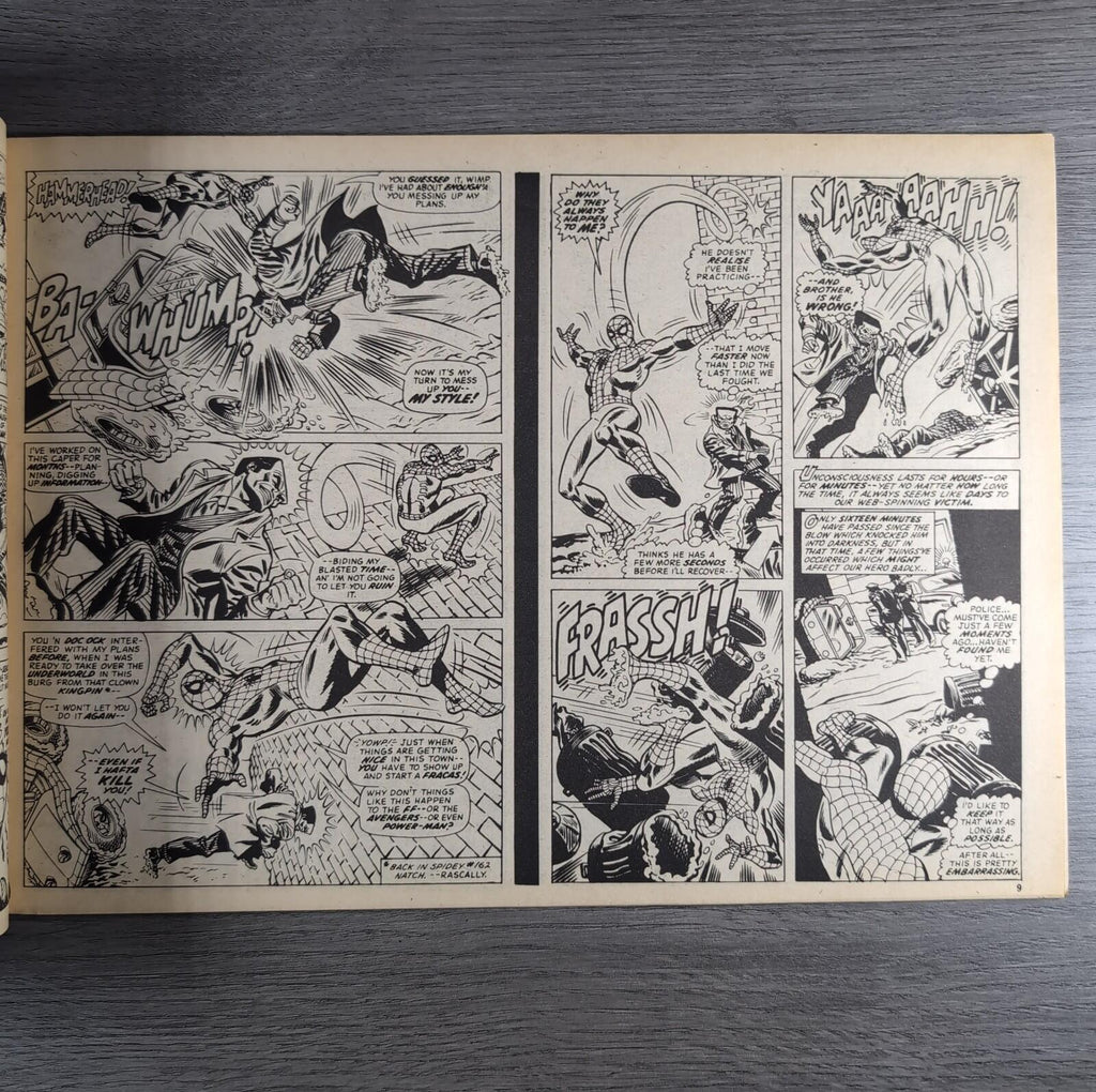 Super Spider-Man With The Super Heroes No. 179 Marvel Comics 14th July 1976