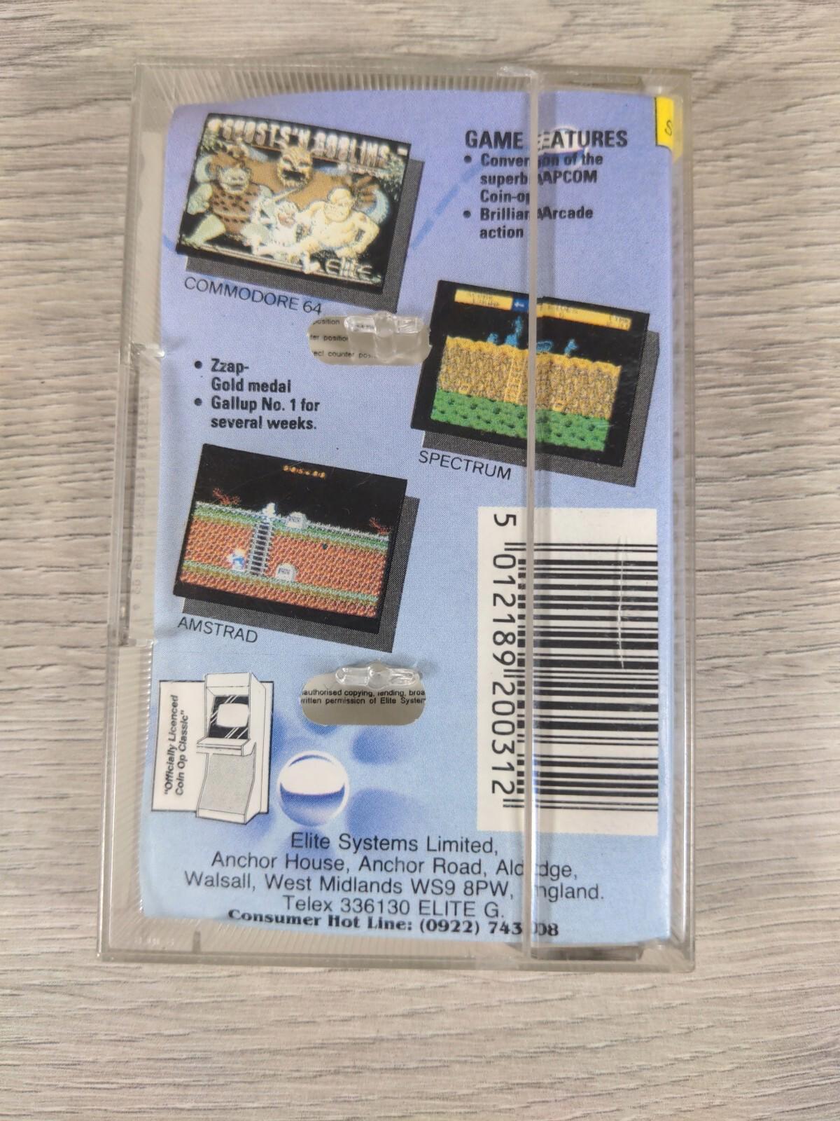 Ghosts N Goblins ZX Spectrum 48K 128K Game Cassette Tested & Working
