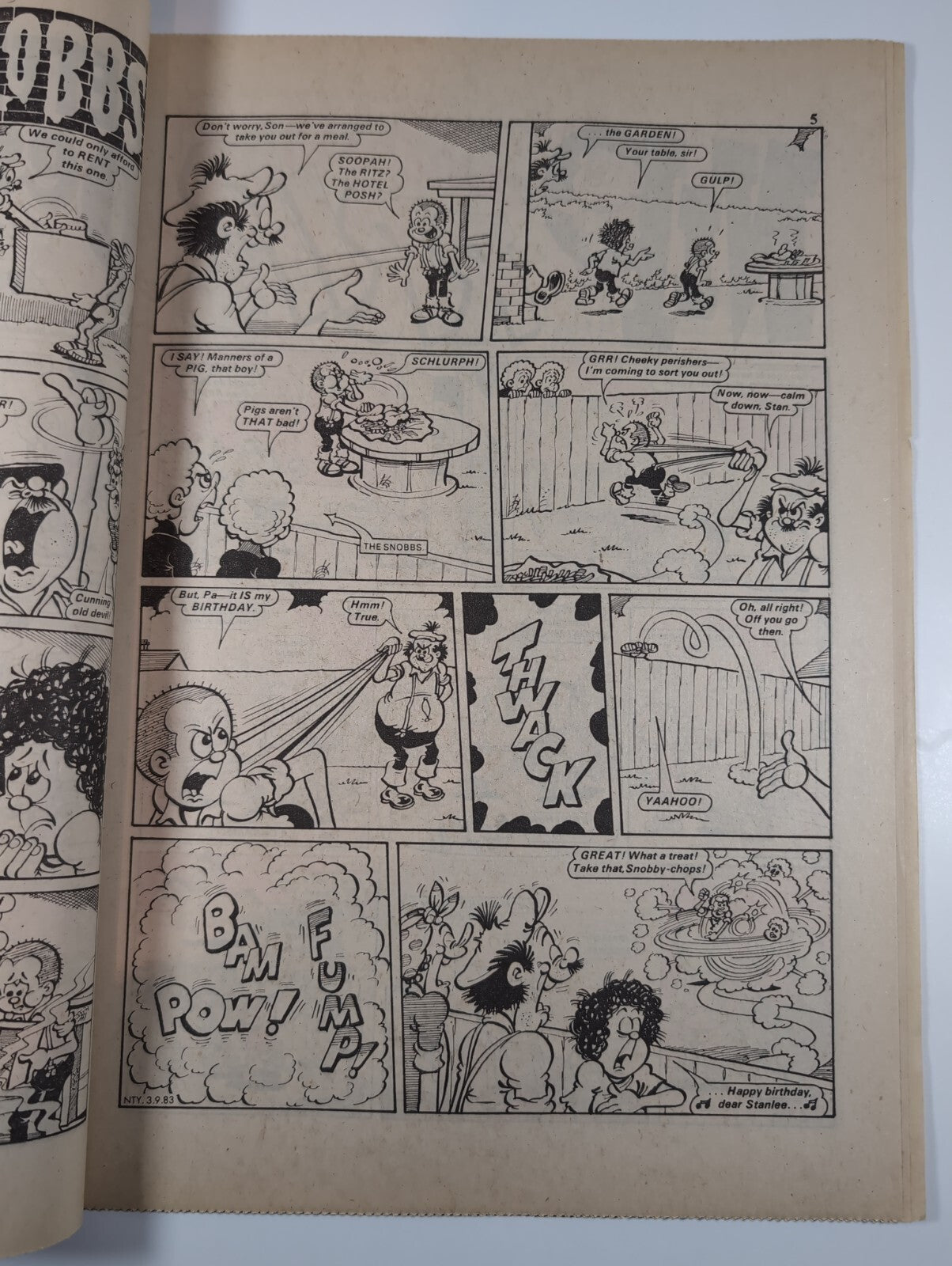 Nutty Comic Featuring Bananaman Issue No. 186 Sept 3rd 1983 Vintage Retro Comic