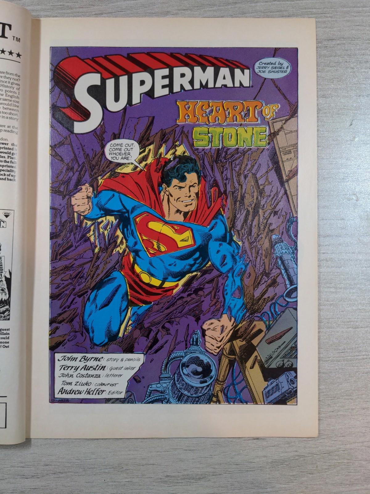 DC Comics Superman Issue No #10 1988 Vintage Comic