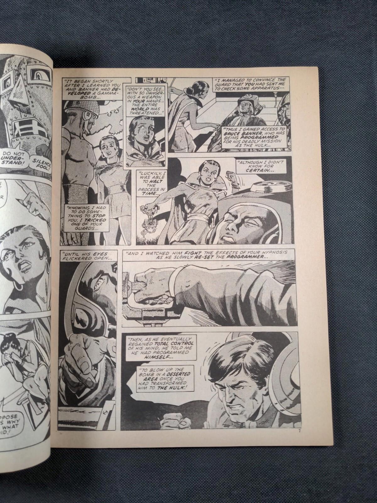 Mighty World of Marvel Comic Issue No 116 December 1974 Marvel UK Vintage Comic