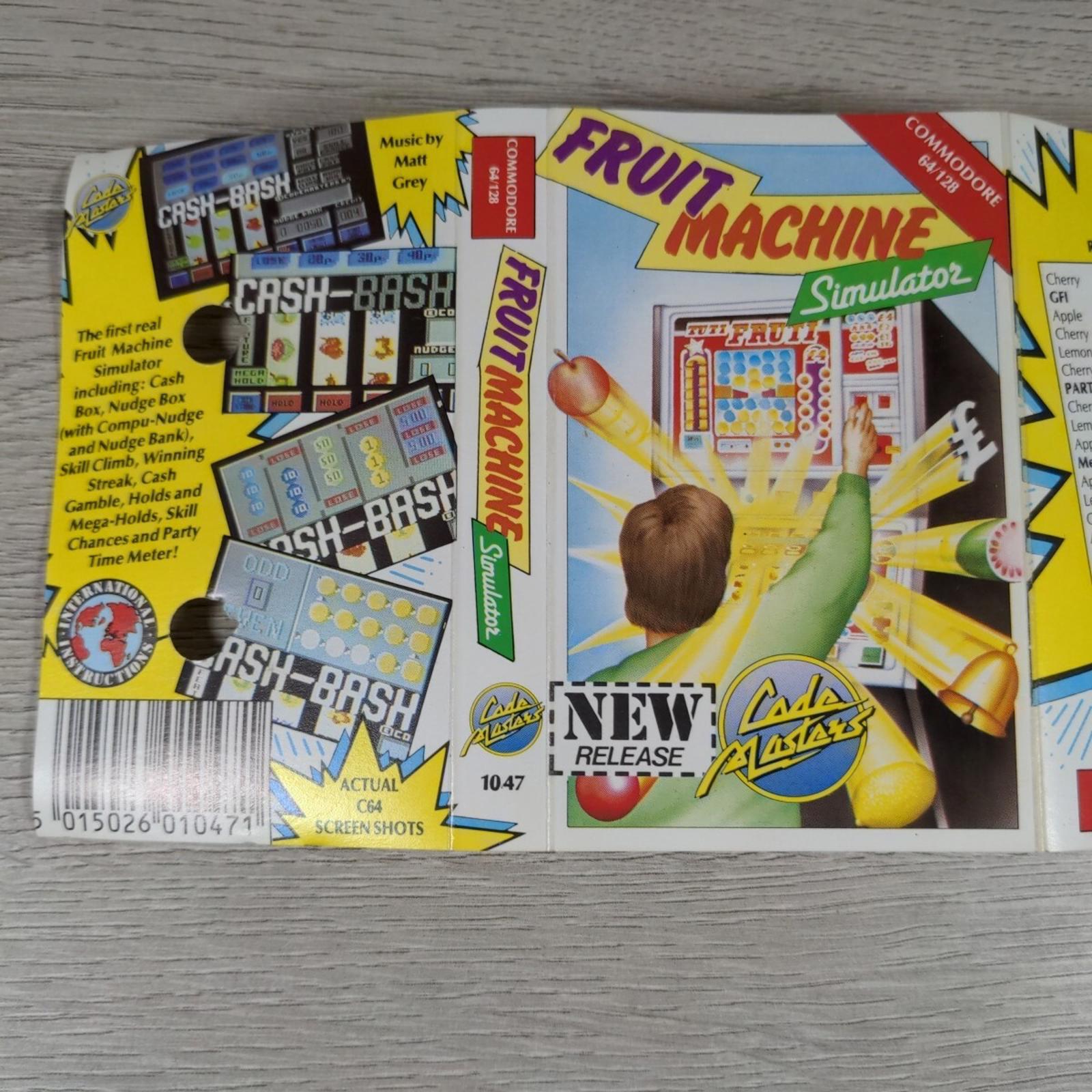 Fruit Machine Simulator Commodore 64 C64 Game Cassette Tested & Working