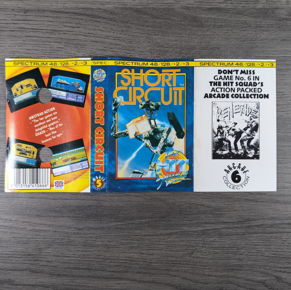 Short Circuit ZX Spectrum 48/128K Game Tested & Working Vintage Retro Video Game