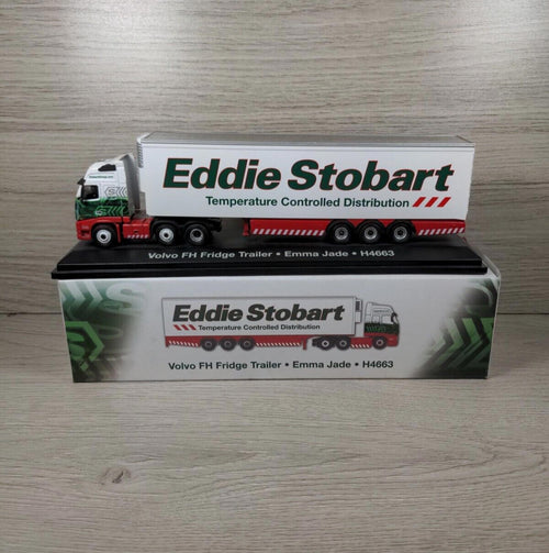 Atlas Editions Eddie Stobart Volvo FH Fridge Trailer - Emma Jade - H4663 Diecast - Retrorama UK