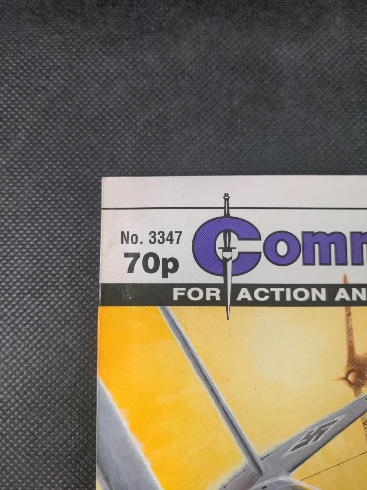 Commando Comic Issue Number 3347 Fly Into Action - Vintage Comic