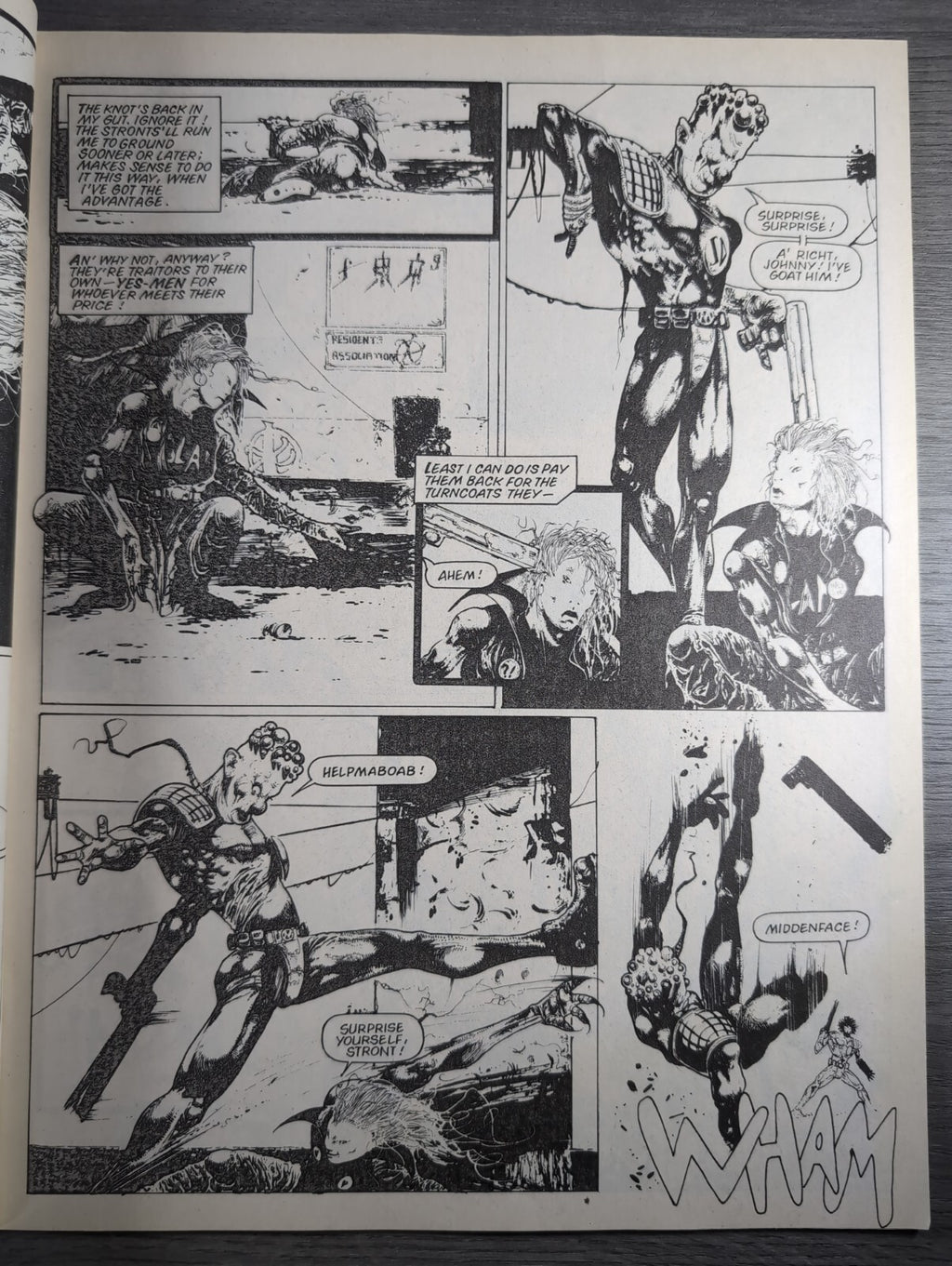2000AD Prog 620 Featuring Judge Dread Comic 1st April 1989 Vintage Retro Comic