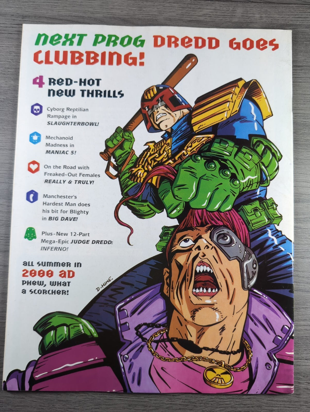 2000AD Prog 841 Featuring Judge Dredd Comic 26th June 1993 Vintage Retro Comic