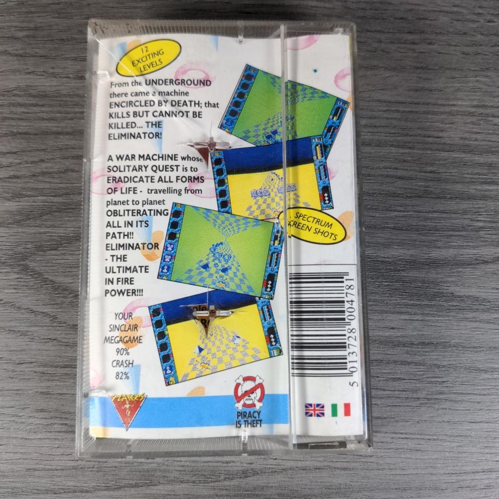 Eliminator ZX Spectrum Game Cassette Players Tested & Working