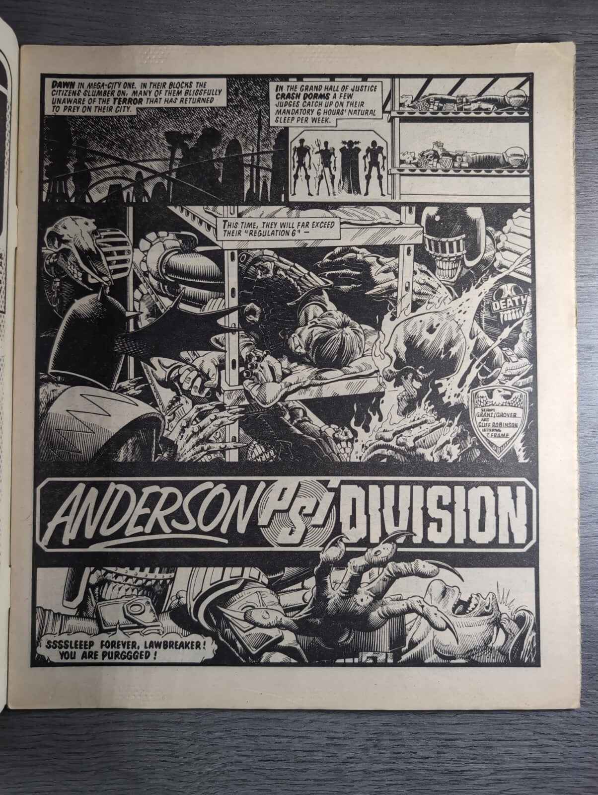 2000AD Prog 423 Featuring Judge Dread Comic 22 June 1985 Vintage Retro Comic