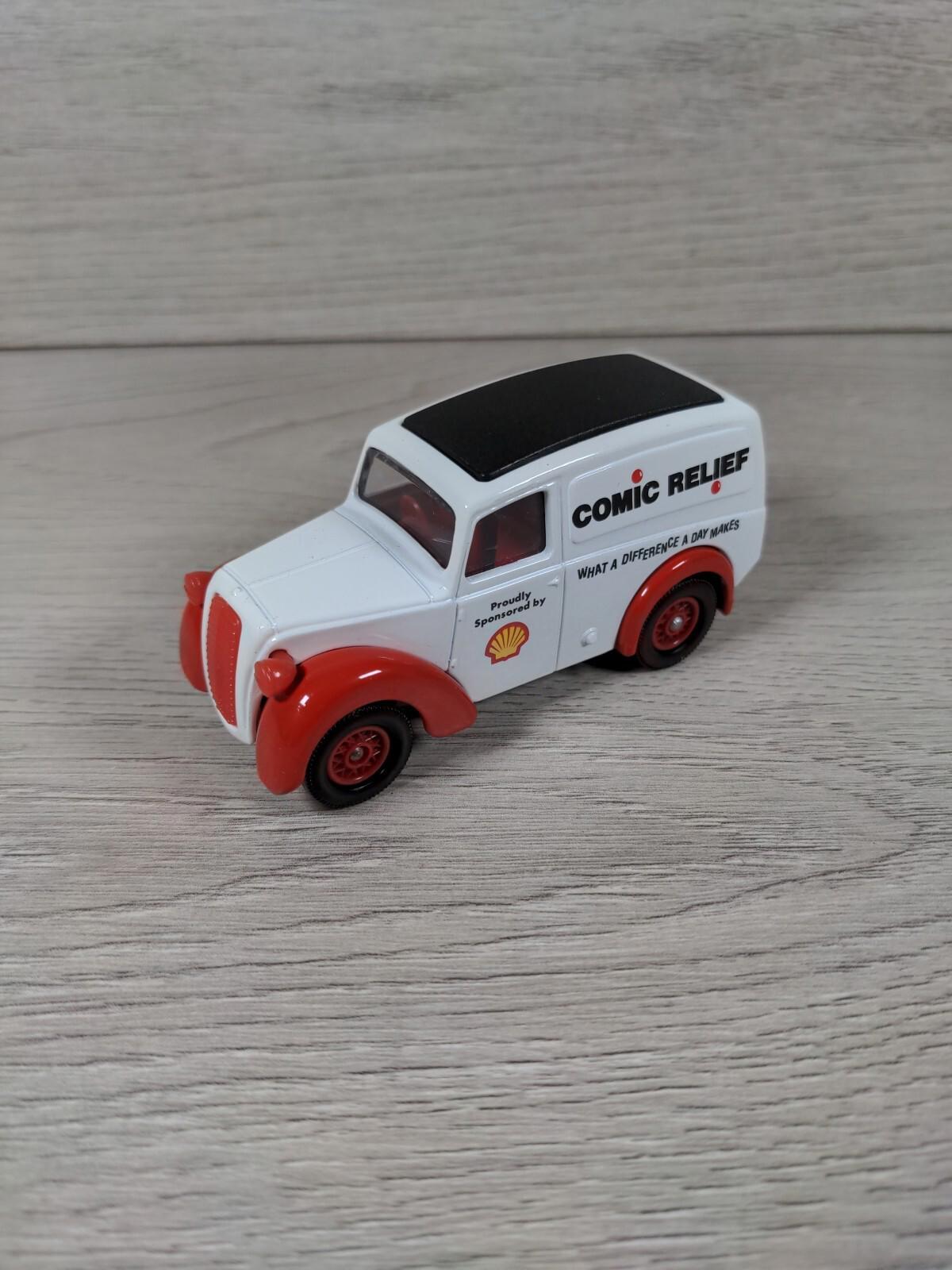 Lledo Comic Relief Van In A Can Vintage Diecast Model Morris Van