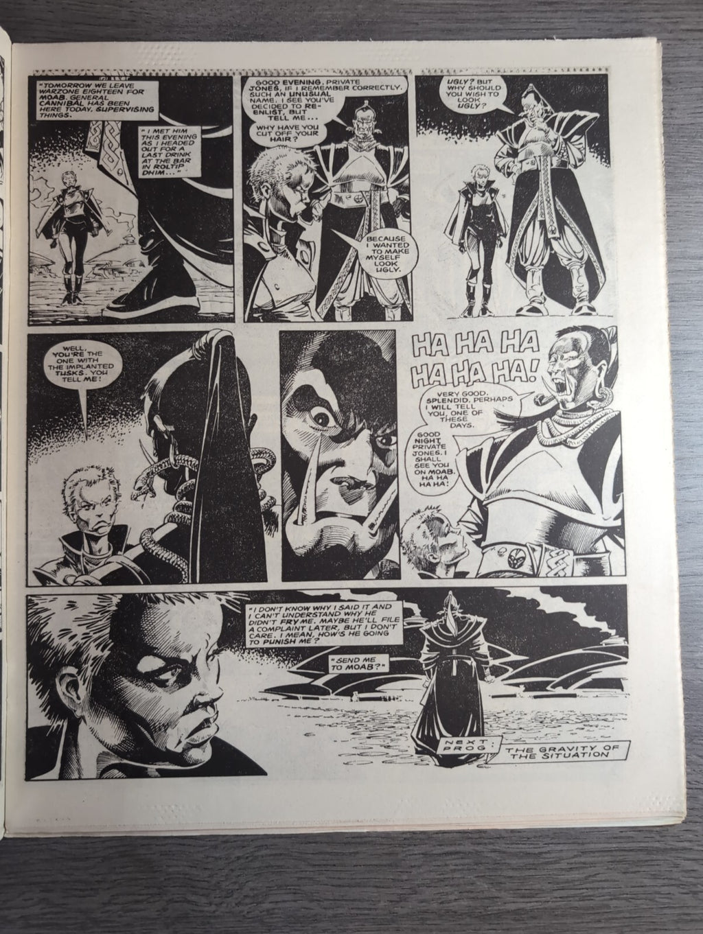 2000AD Prog 459 Featuring Judge Dread Comic 1st March 1986 Vintage Retro Comic