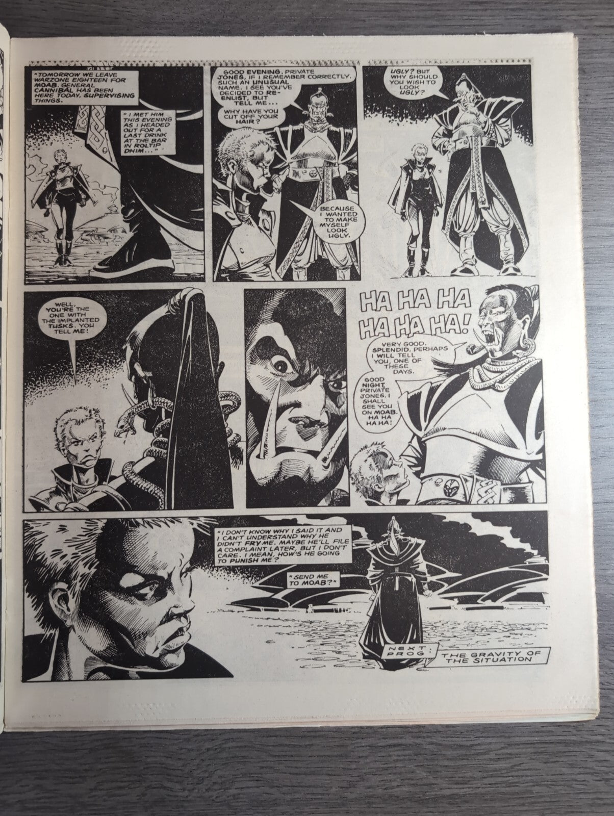 2000AD Prog 459 Featuring Judge Dread Comic 1st March 1986 Vintage Retro Comic