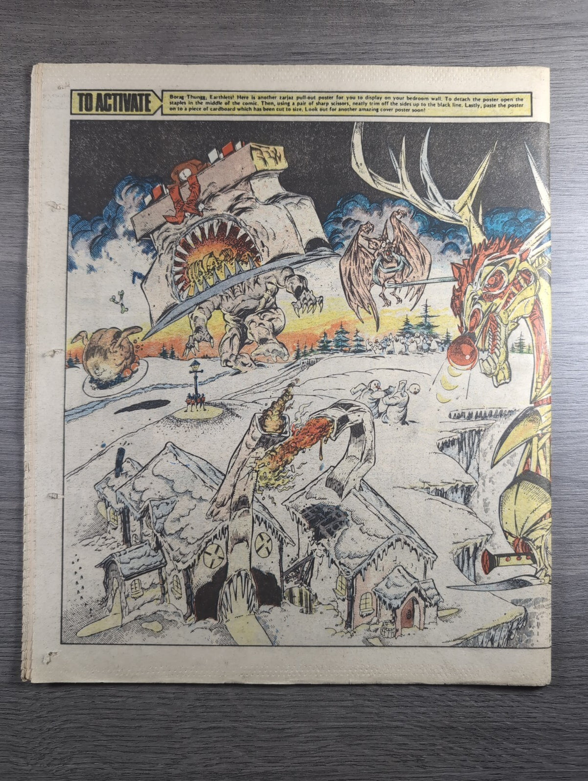 2000AD Prog 398 Featuring Judge Dredd Comic 29th Dec 1984 Vintage Retro Comic