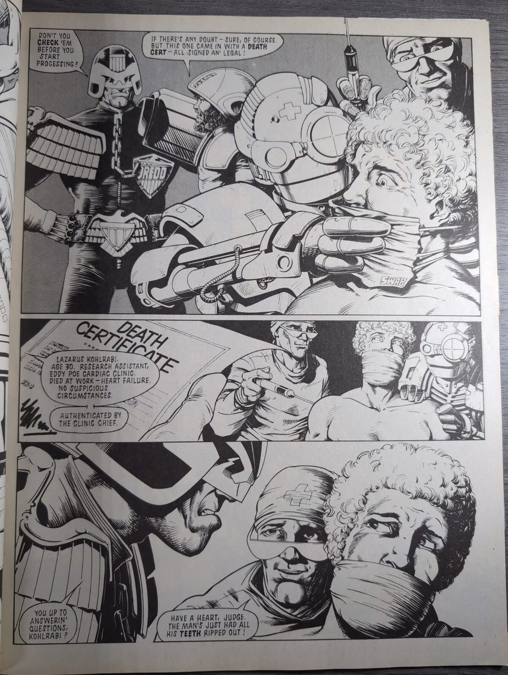 2000AD Prog 629 Featuring Judge Dread Comic 3rd June 1989 Vintage Retro Comic