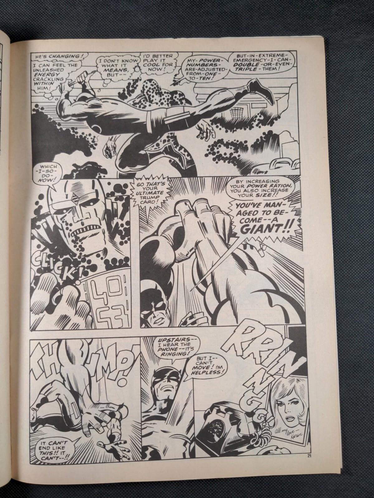 Mighty World of Marvel Issue No 163 November 1975 Vintage Marvel UK Comic