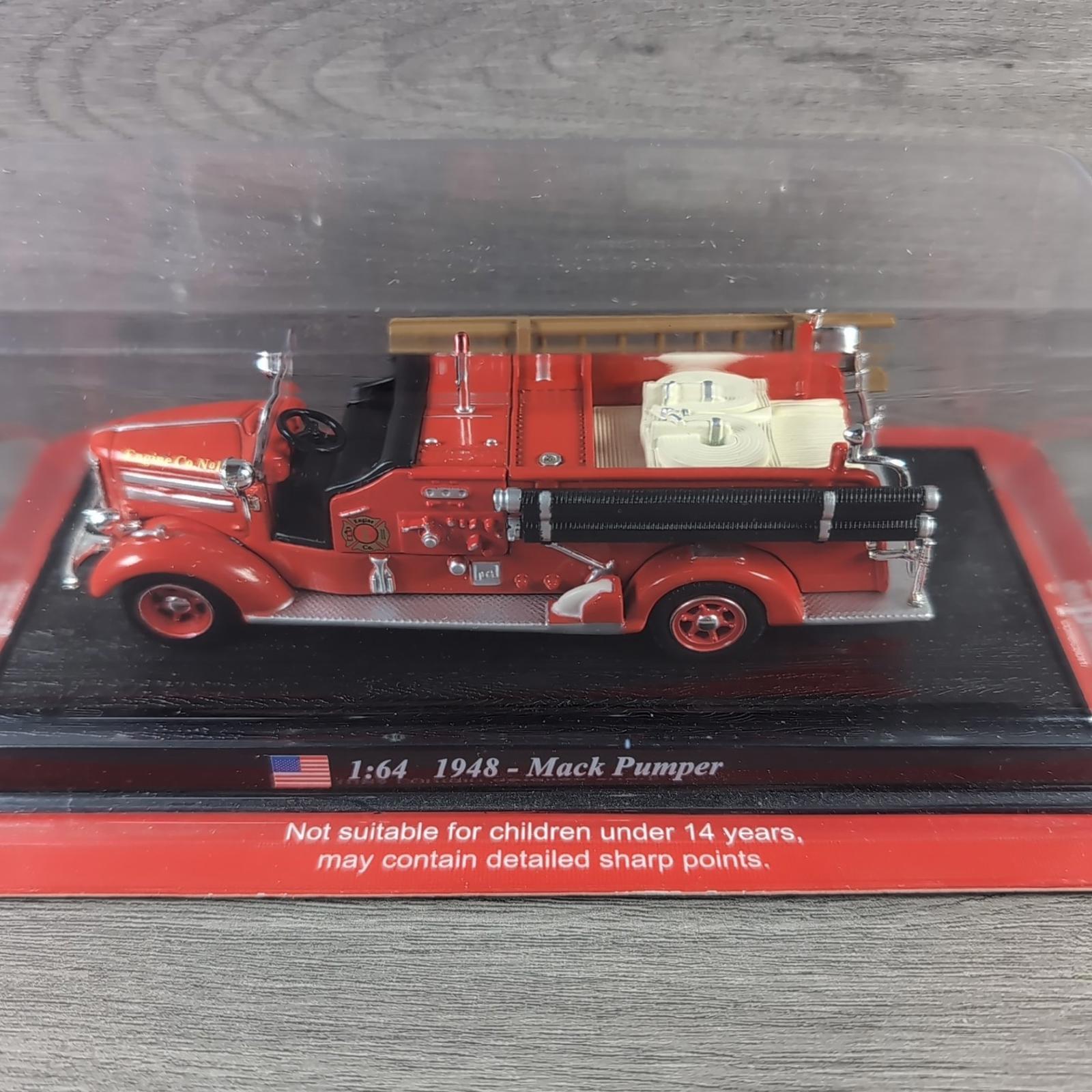 Del Prado Fire Engines of the World 1948 Mack Pumper 1:64 Scale Model