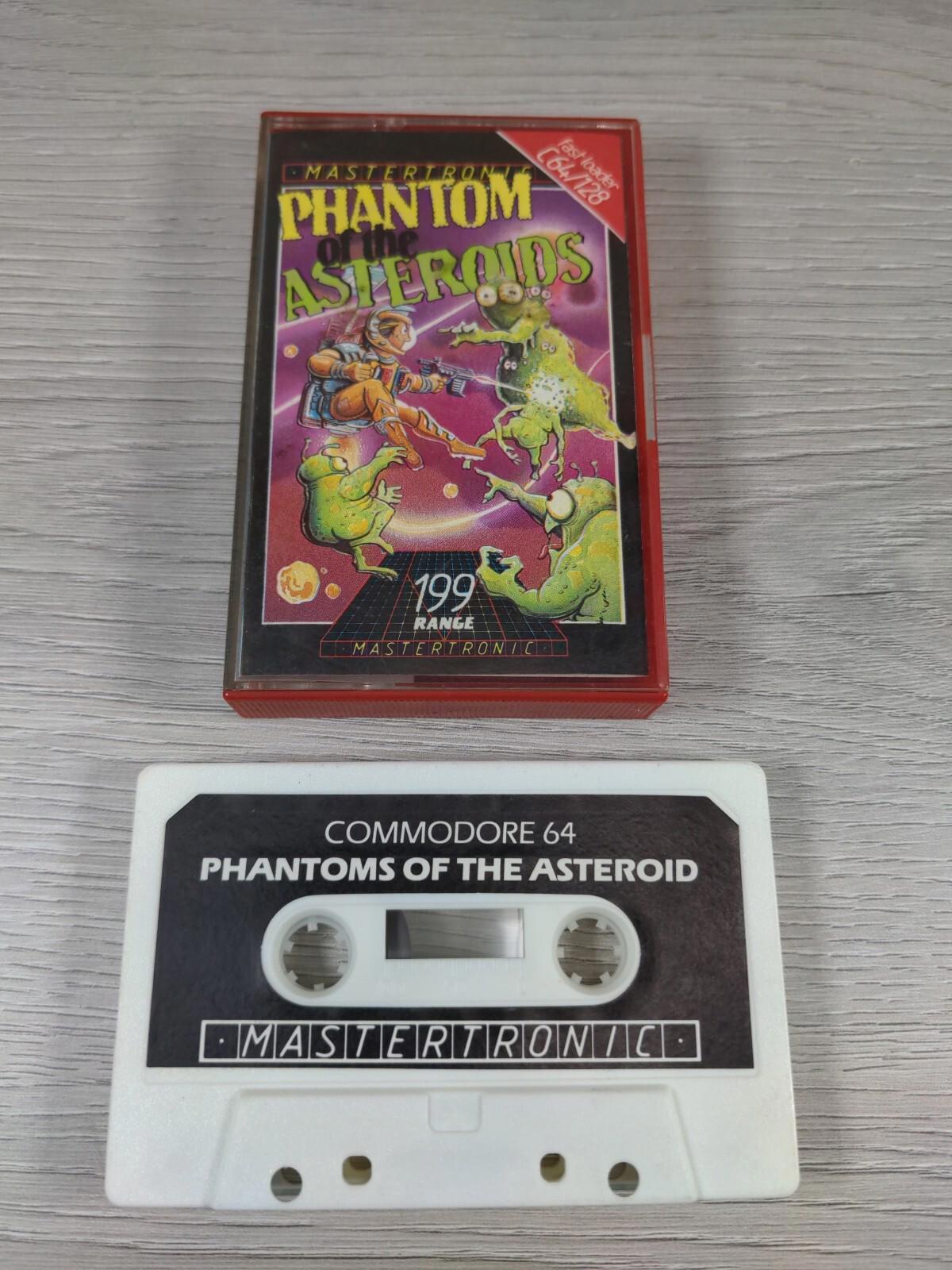 Phantom Of The Asteroids Commodore 64 C64 Video Game Cassette Tested & Working