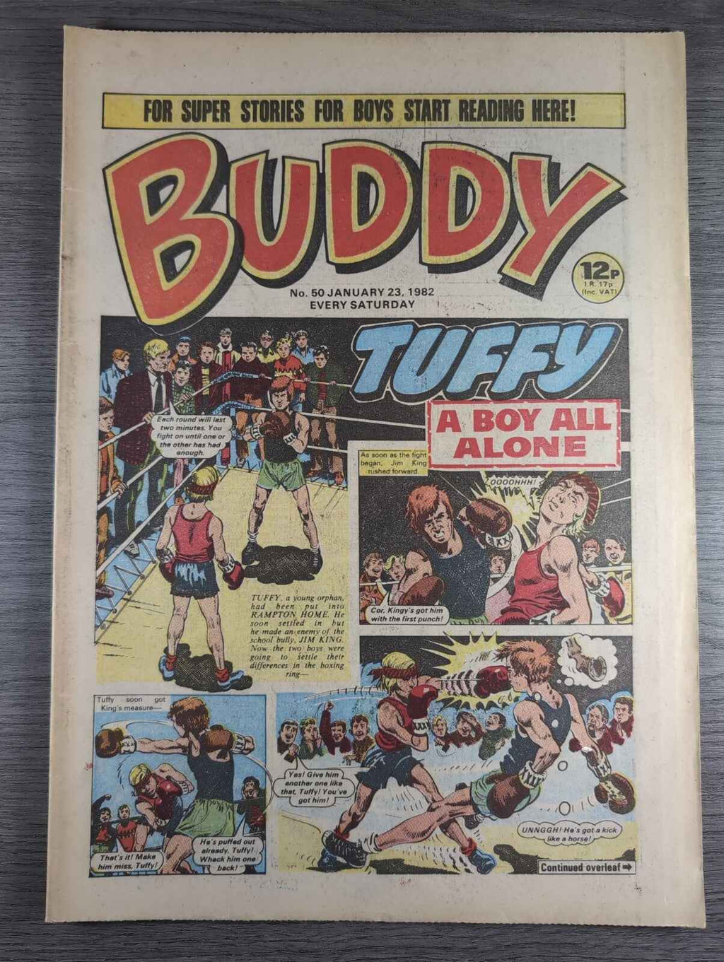 Buddy Comic Issue No 50 23rd January 1982 Vintage Retro Comic