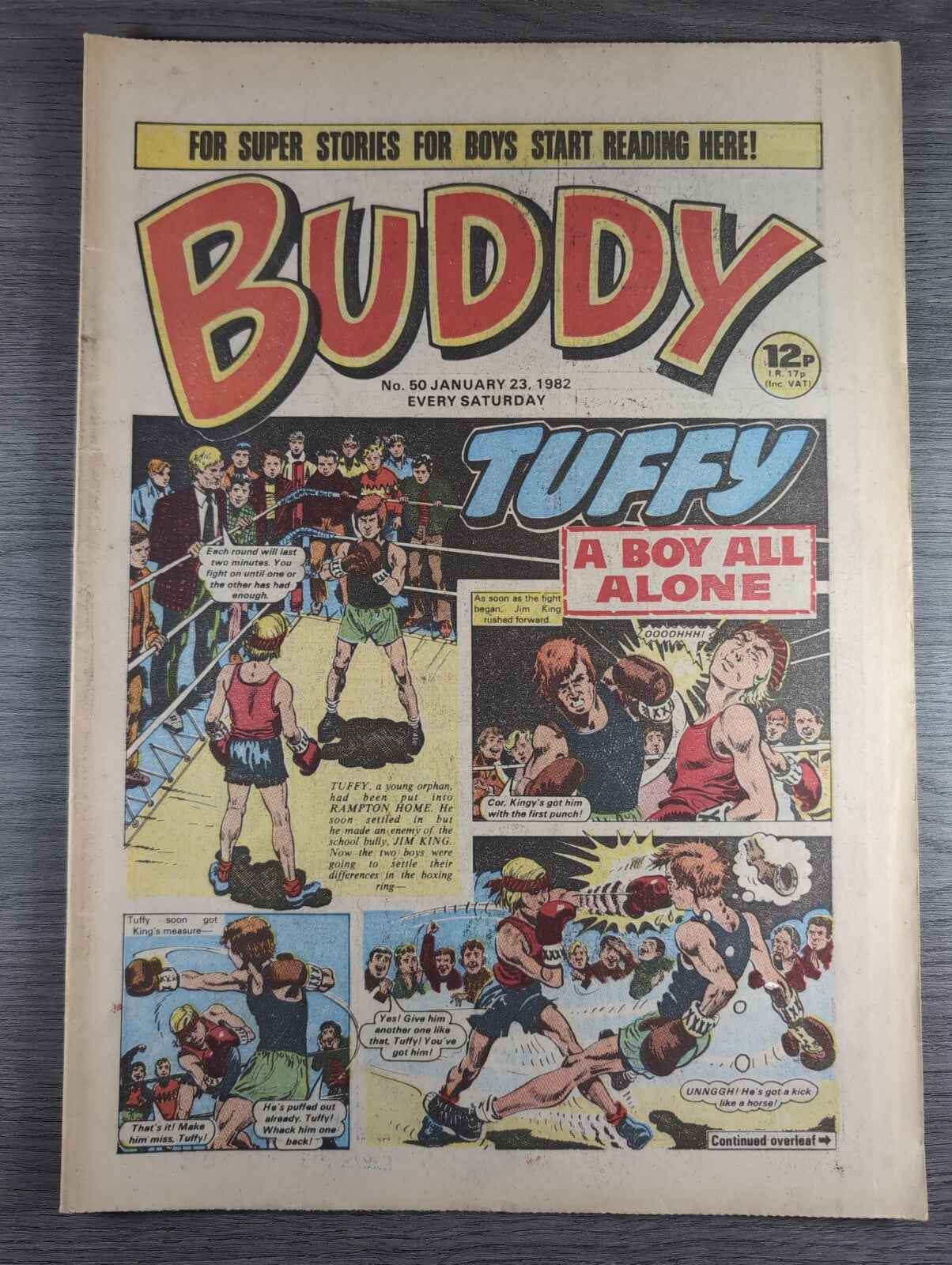 Buddy Comic Issue No 50 23rd January 1982 Vintage Retro Comic