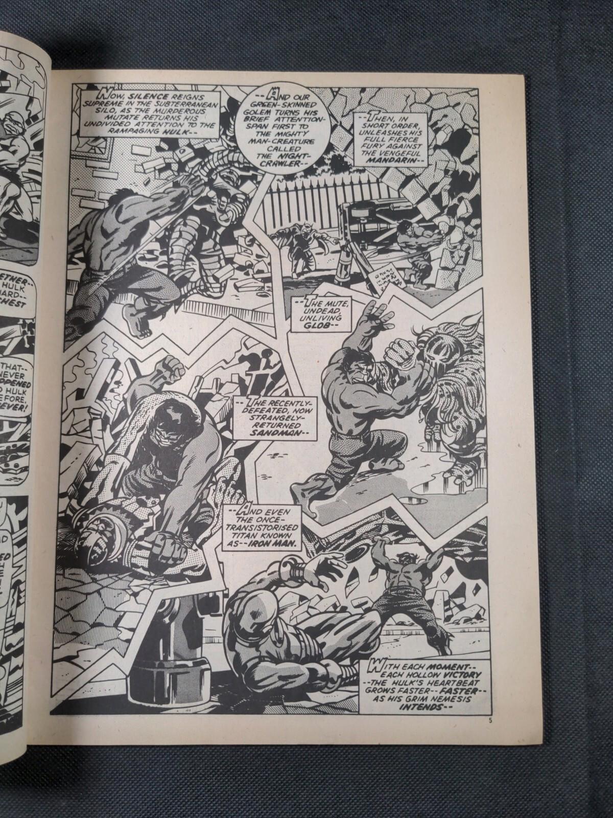 Mighty World of Marvel Comic Issue No 108 October 1974 Marvel UK Vintage Comic - Retrorama UK