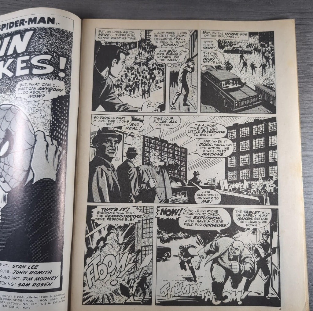 Spider-Man Comics Weekly No 78 Marvel Comics UK 10th August 1974 Vintage Comic