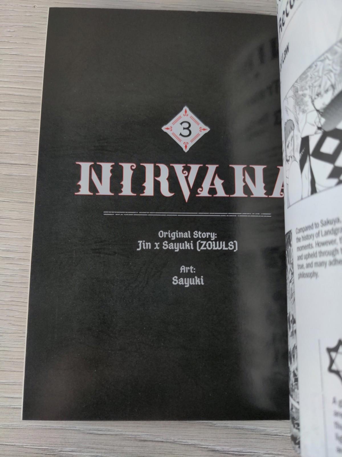 Nirvana Vol. 3 by Zowls Manga Graphic Novel Paperback Book 2018