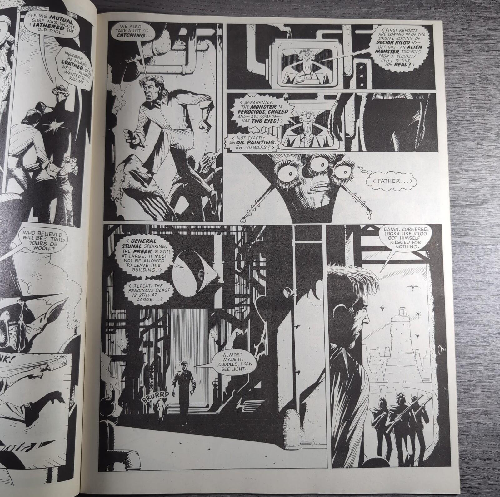 2000AD Prog 544 Featuring Judge Dredd 17th October 1987 Vintage Comic
