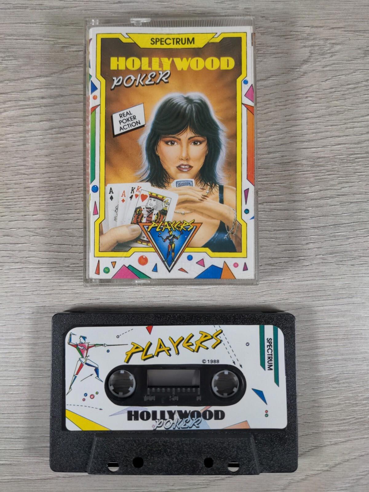 Hollywood Poker ZX Spectrum 48K 128K Video Game Cassette Tested & Working