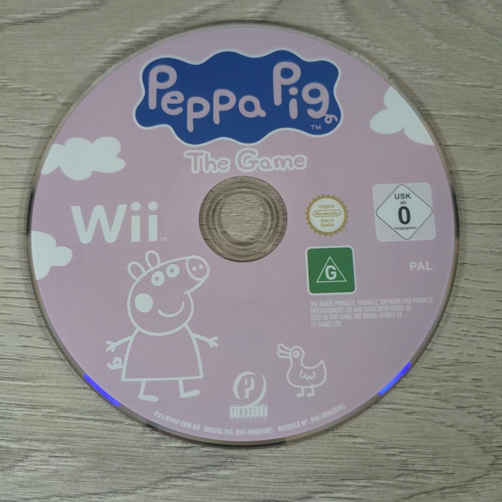 Peppa Pig The Game Nintendo Wii Game PAL Pegi 3+ Manual Included
