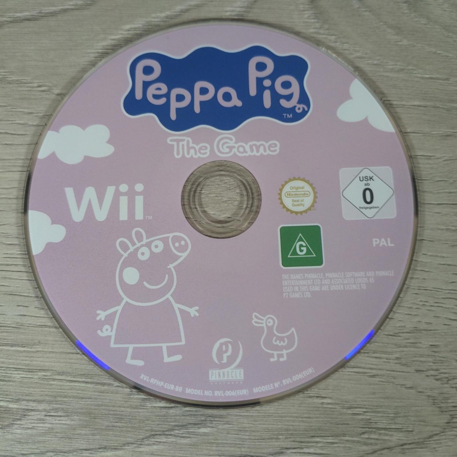 Peppa Pig The Game Nintendo Wii Game PAL Pegi 3+ Manual Included